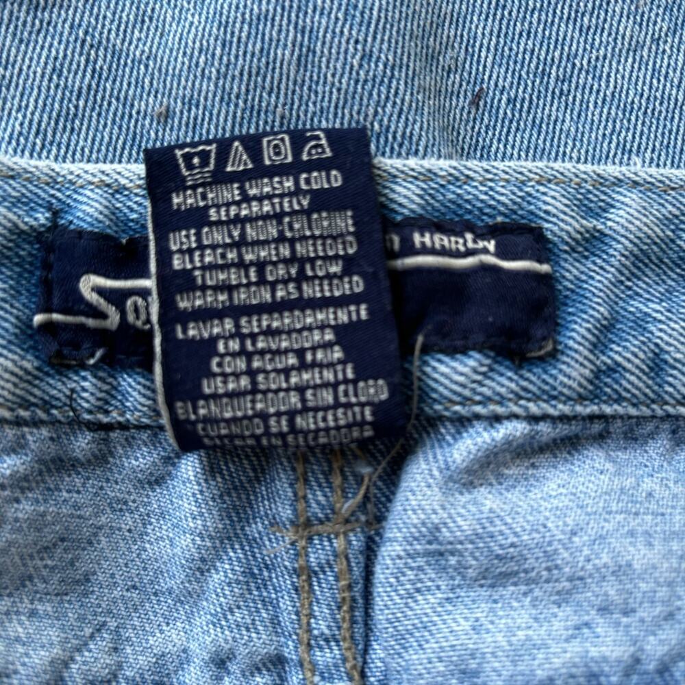 Squeeze Stephen Hardy Bleach Painted Bootcut 100% Cotton Jean Size 5/6 - Picture 6 of 6